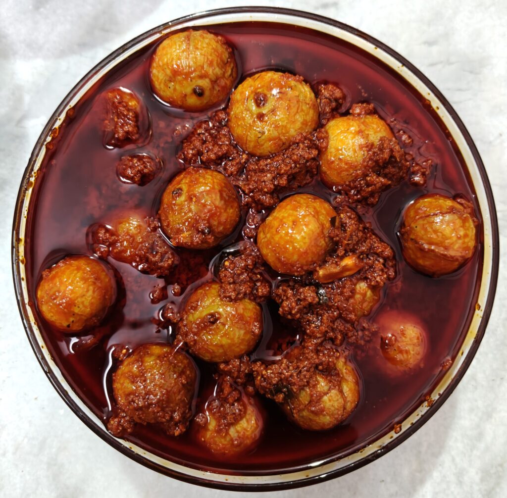 Amla pickle - Traditional andhra usirikaya pickle