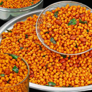 Spicy Boondi Mixture Traditional Andhra Snack