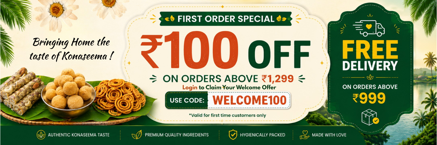 Konaseema ruchulu welcome offer